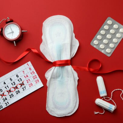 Organic Rose aloe vera Sanitery Pads